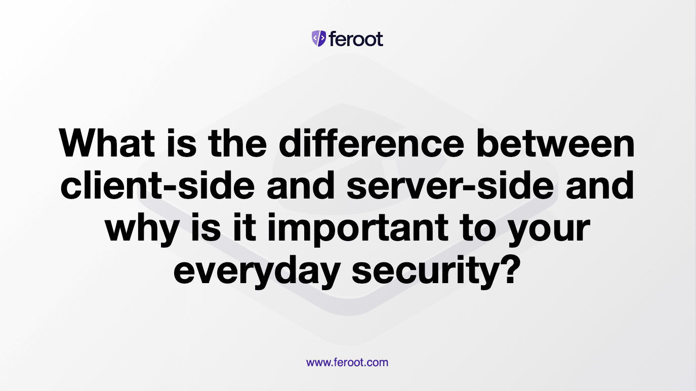 difference between client side and server side