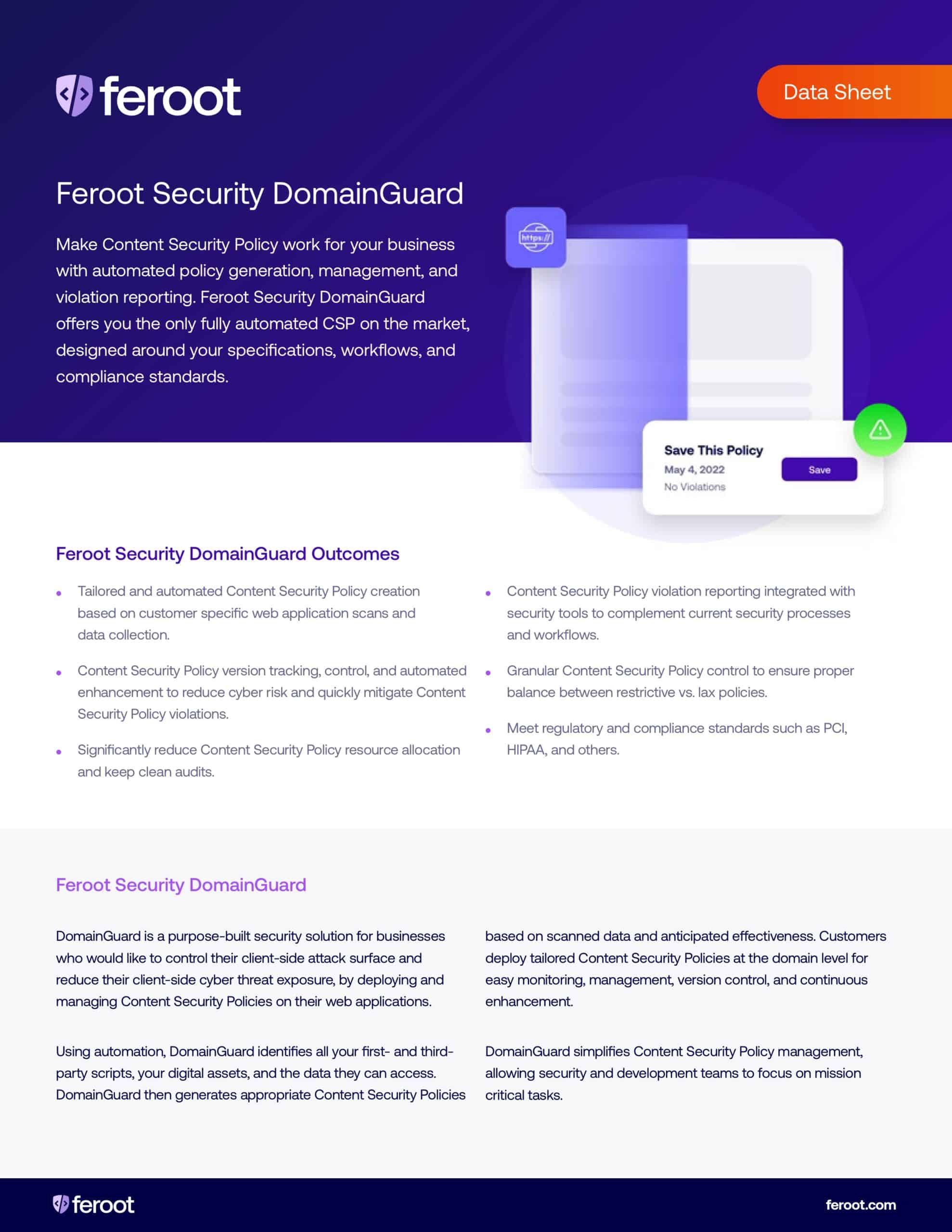 Feroot Security DomainGuard