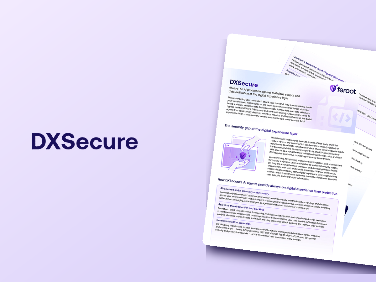 Feroot DXSecure Infosheet