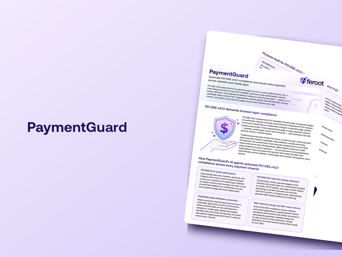 Feroot PaymentGuard Info Sheet
